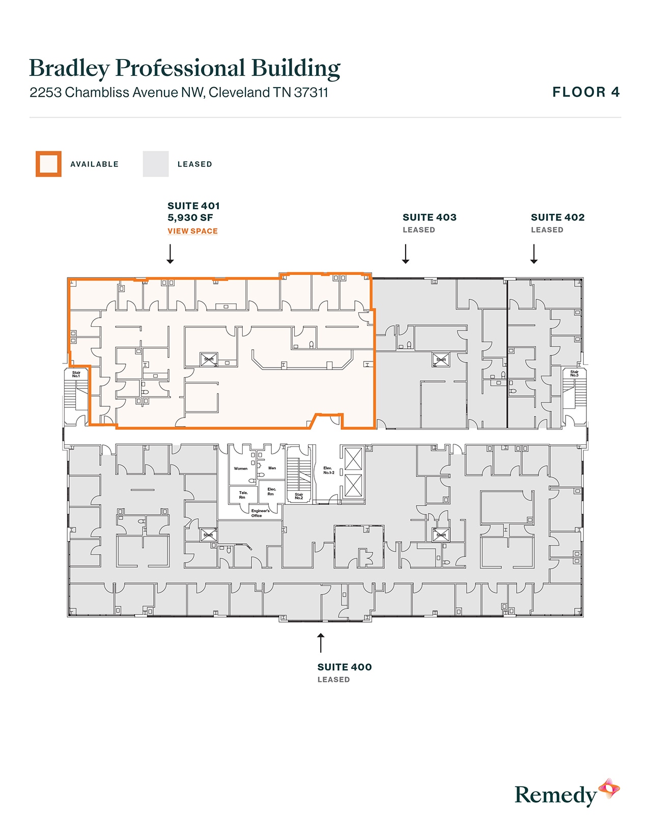 2253 Chambliss Ave, Cleveland, TN for lease Floor Plan- Image 1 of 1