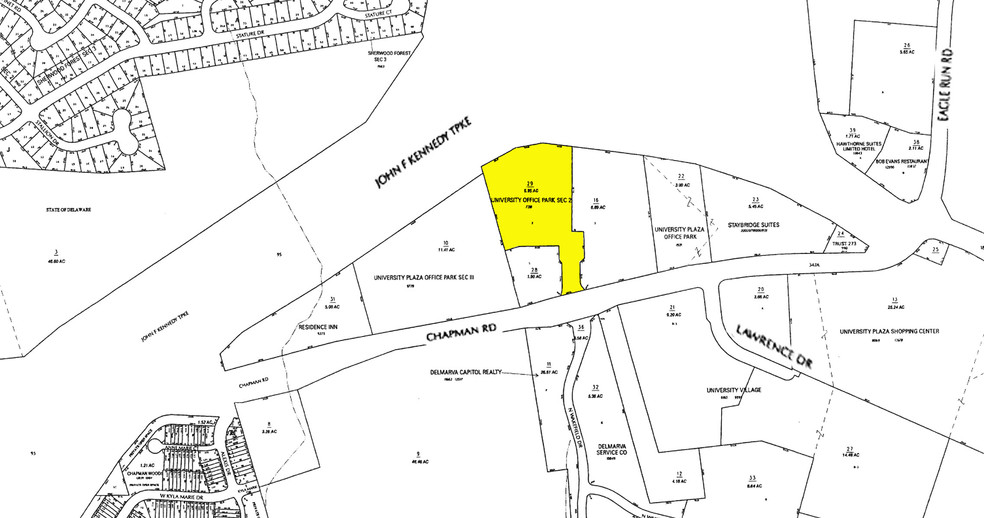 252 Chapman Rd, Newark, DE for lease - Plat Map - Image 3 of 24