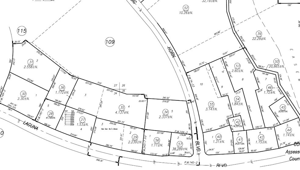 8007-8109 Laguna Blvd, Elk Grove, CA à vendre - Plan cadastral - Image 1 de 1