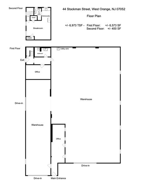 44 Stockman St, West Orange, NJ à vendre - Plan d’étage - Image 3 de 9