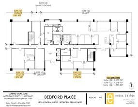 1903 Central Dr, Bedford, TX for lease Floor Plan- Image 1 of 1