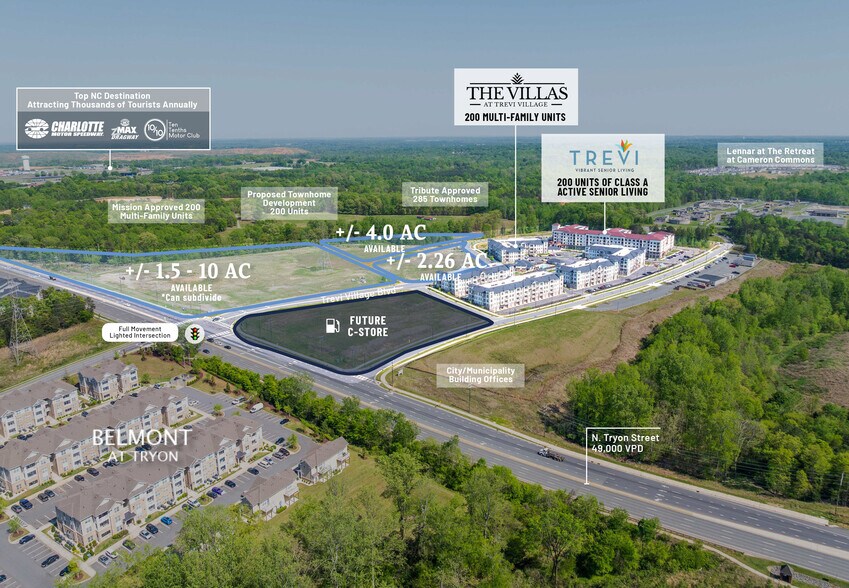 12440 Tryon St, Charlotte, NC à vendre - Photo du bâtiment - Image 2 de 8