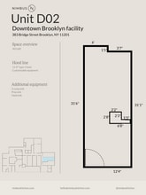 383 Bridge St, Brooklyn, NY à louer Plan d’étage- Image 1 de 1