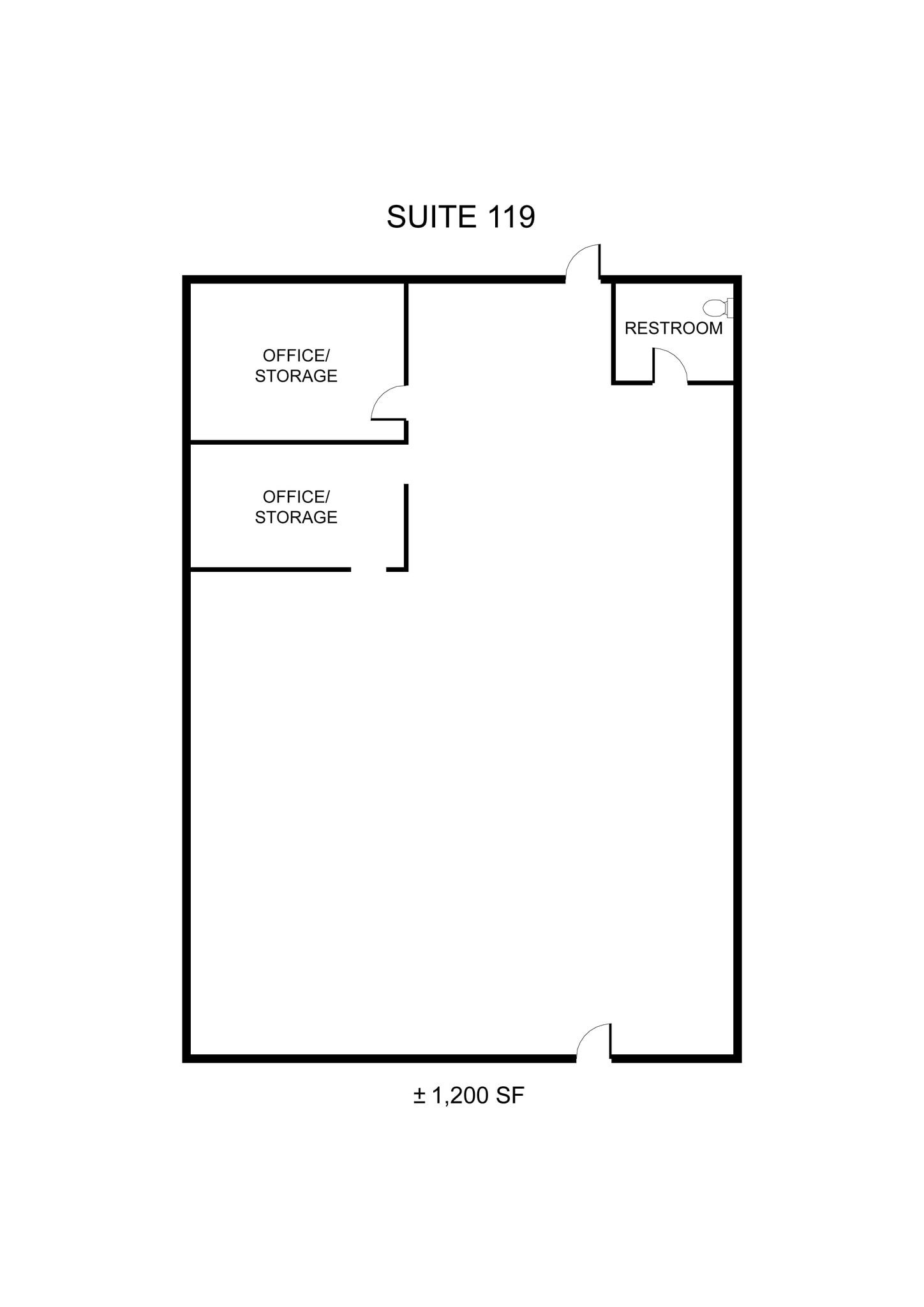 2210 E Highland Ave, San Bernardino, CA for lease Floor Plan- Image 1 of 2