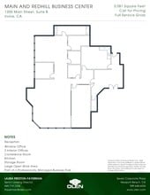 1200 Main St, Irvine, CA à louer Plan d’étage- Image 1 de 1