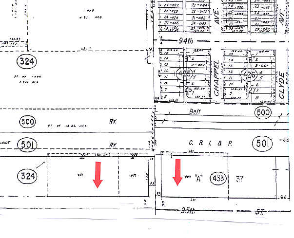 1910-2028 E 95th St, Chicago, IL à louer - Plan cadastral - Image 2 de 3