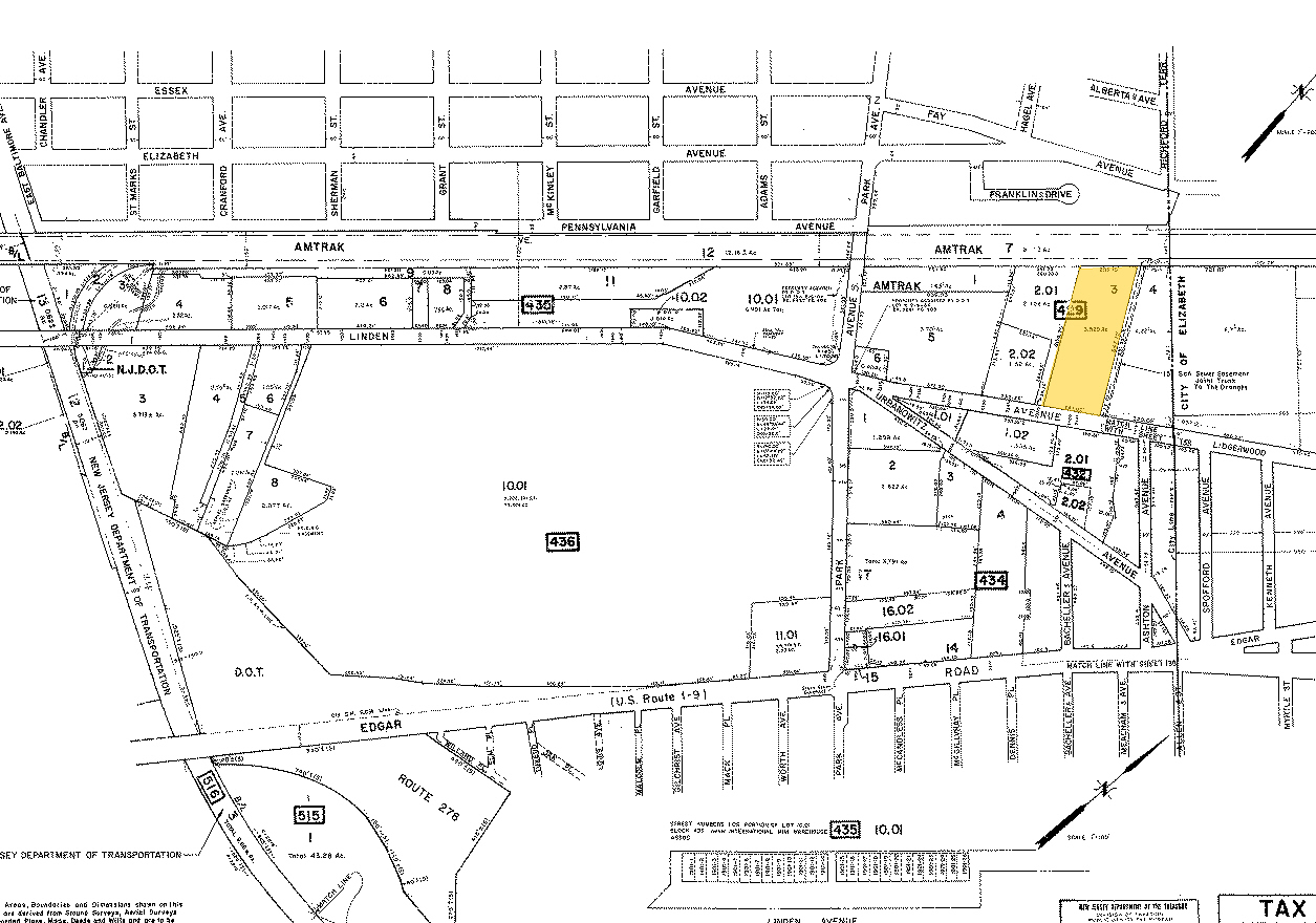 2401 E Linden Ave, Linden, NJ à vendre Plan cadastral- Image 1 de 1