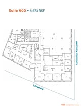 1100 Connecticut Ave NW, Washington, DC à louer Plan d’étage- Image 1 de 1