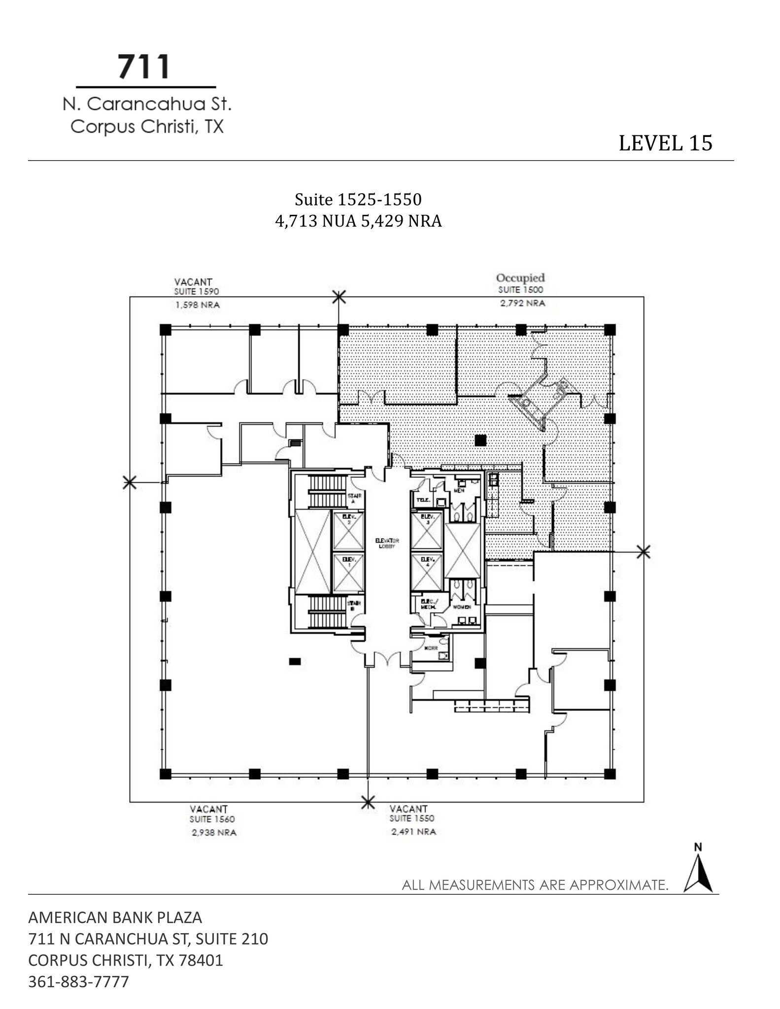 711 N Carancahua St, Corpus Christi, TX for lease Site Plan- Image 1 of 1