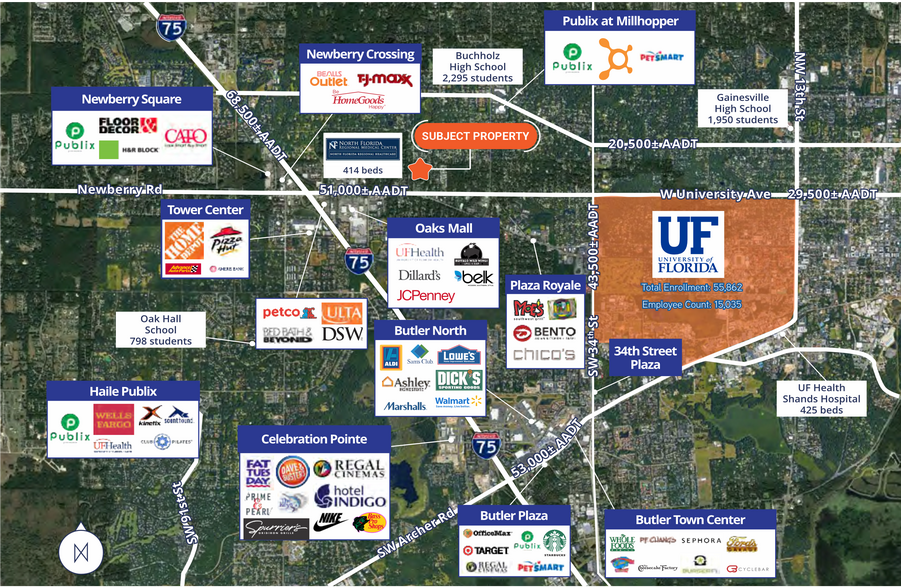 1014 NW 57th St, Gainesville, FL à louer - Photo du bâtiment - Image 3 de 96