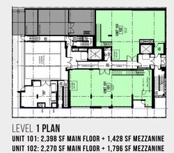 1313 E Pender St, Vancouver, BC for lease Floor Plan- Image 1 of 1