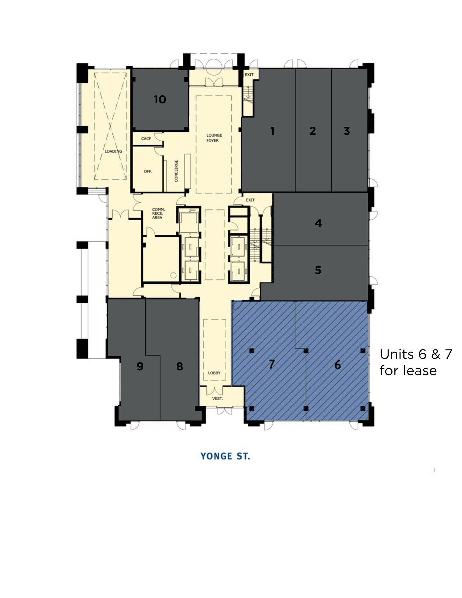 7191 Yonge St, Markham, ON for lease Floor Plan- Image 1 of 13