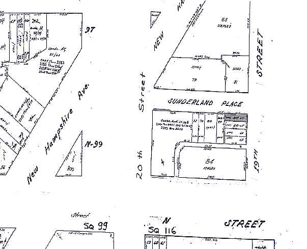 1314 19th St NW, Washington, DC à vendre - Plan cadastral - Image 2 de 8