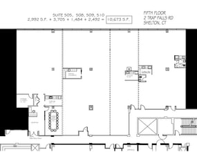 2 Trap Falls Rd, Shelton, CT à louer Plan d’étage- Image 2 de 2