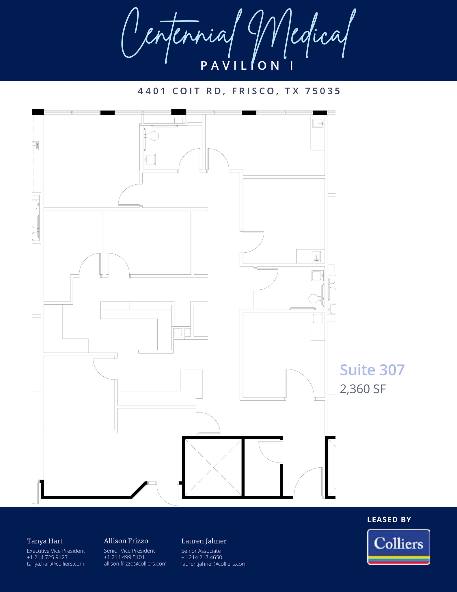 4401 Coit Rd, Frisco, TX à louer Plan d’étage- Image 1 de 1