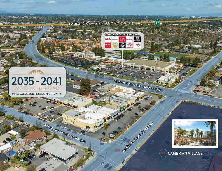 2035-2041 Woodard Rd, San Jose, CA à louer - Aérien - Image 3 de 4