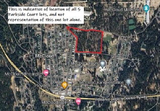 10 Parkside Court, Mccloud, CA - AERIAL map view