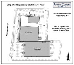 245 Newtown Rd, Plainview, NY for lease Site Plan- Image 2 of 2