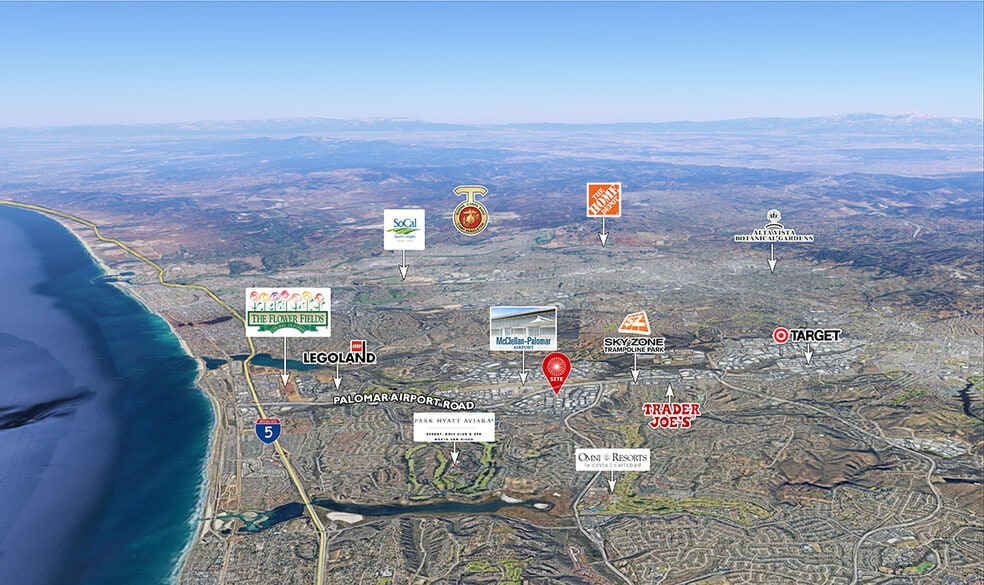 6150 Yarrow Dr, Carlsbad, CA à louer - Aérien - Image 3 de 6