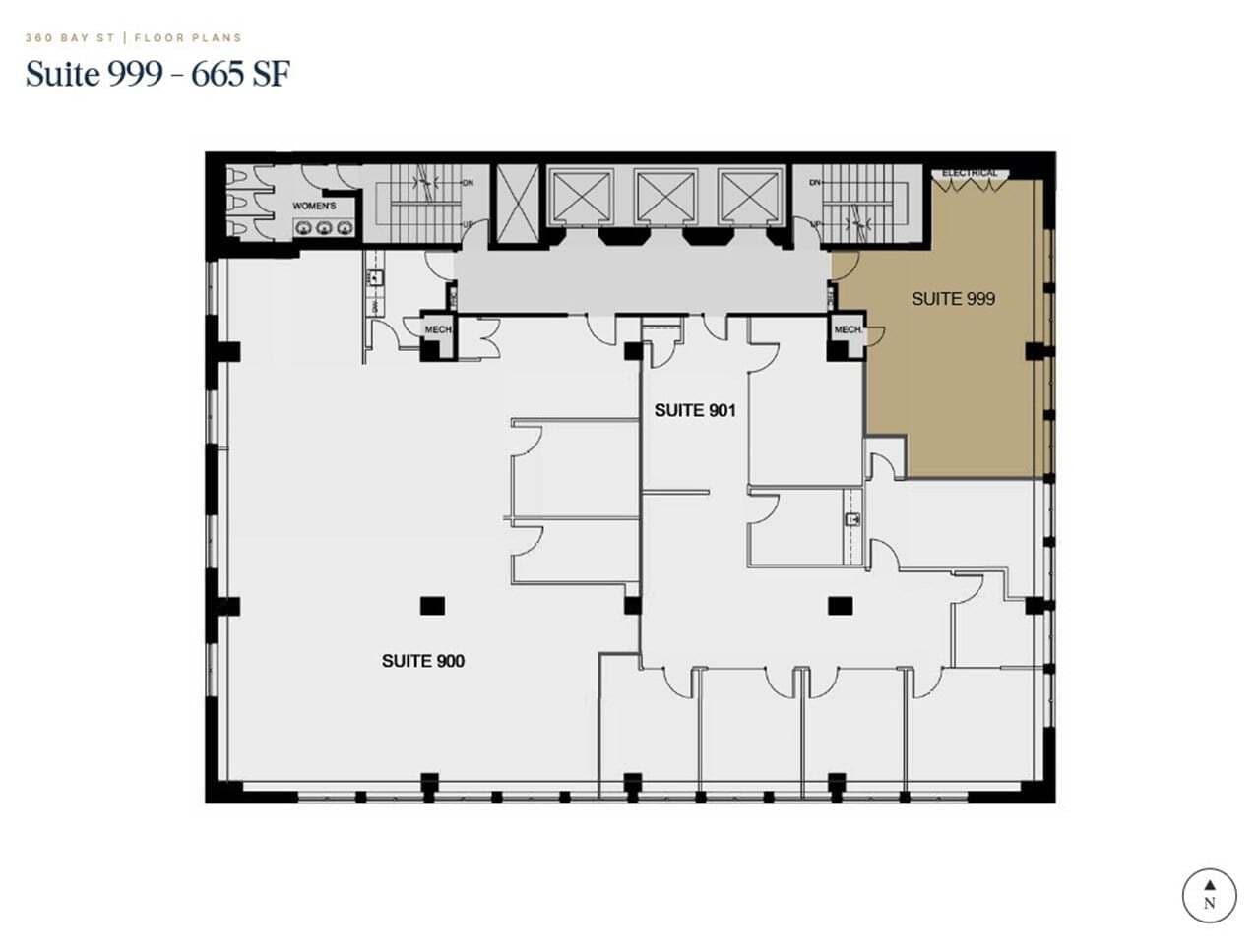 360 Bay St, Toronto, ON à louer Plan d’étage- Image 1 de 1
