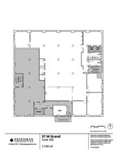 57-59 W Grand Ave, Chicago, IL for lease Floor Plan- Image 1 of 2