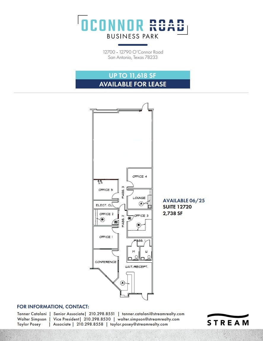 12700-12730 O'Connor Rd, San Antonio, TX for lease Floor Plan- Image 1 of 1