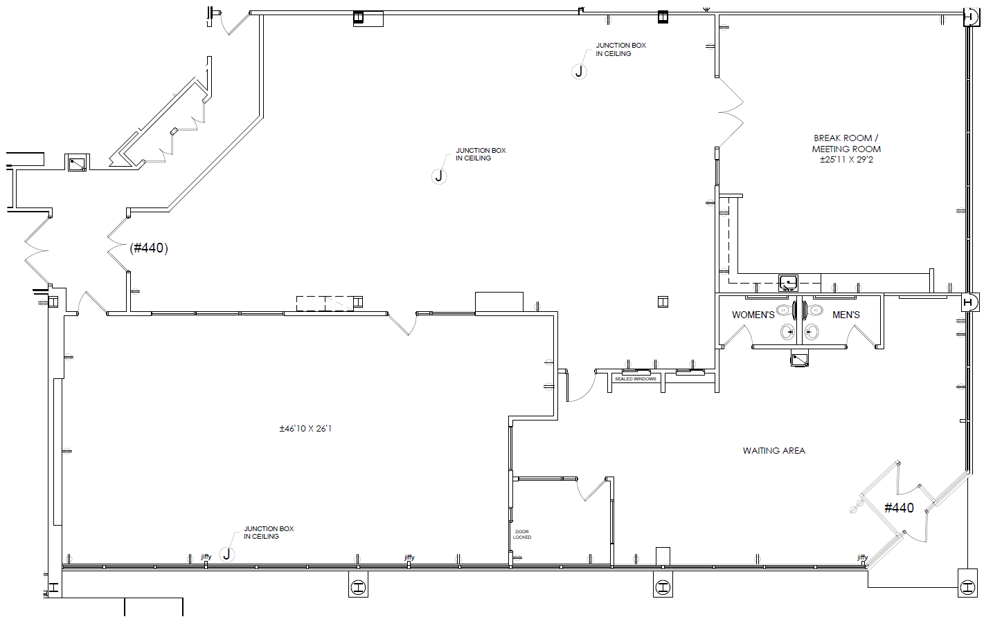 430-450 Lincoln Hwy, Fairless Hills, PA à louer Plan d’étage- Image 1 de 3