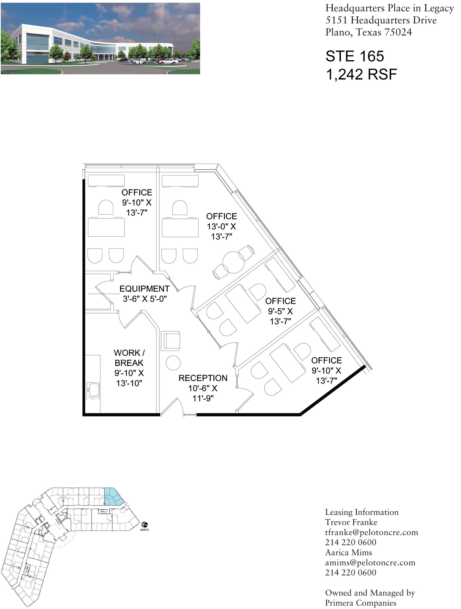 8560 Belleview Dr, Plano, TX à louer Plan d’étage- Image 1 de 1