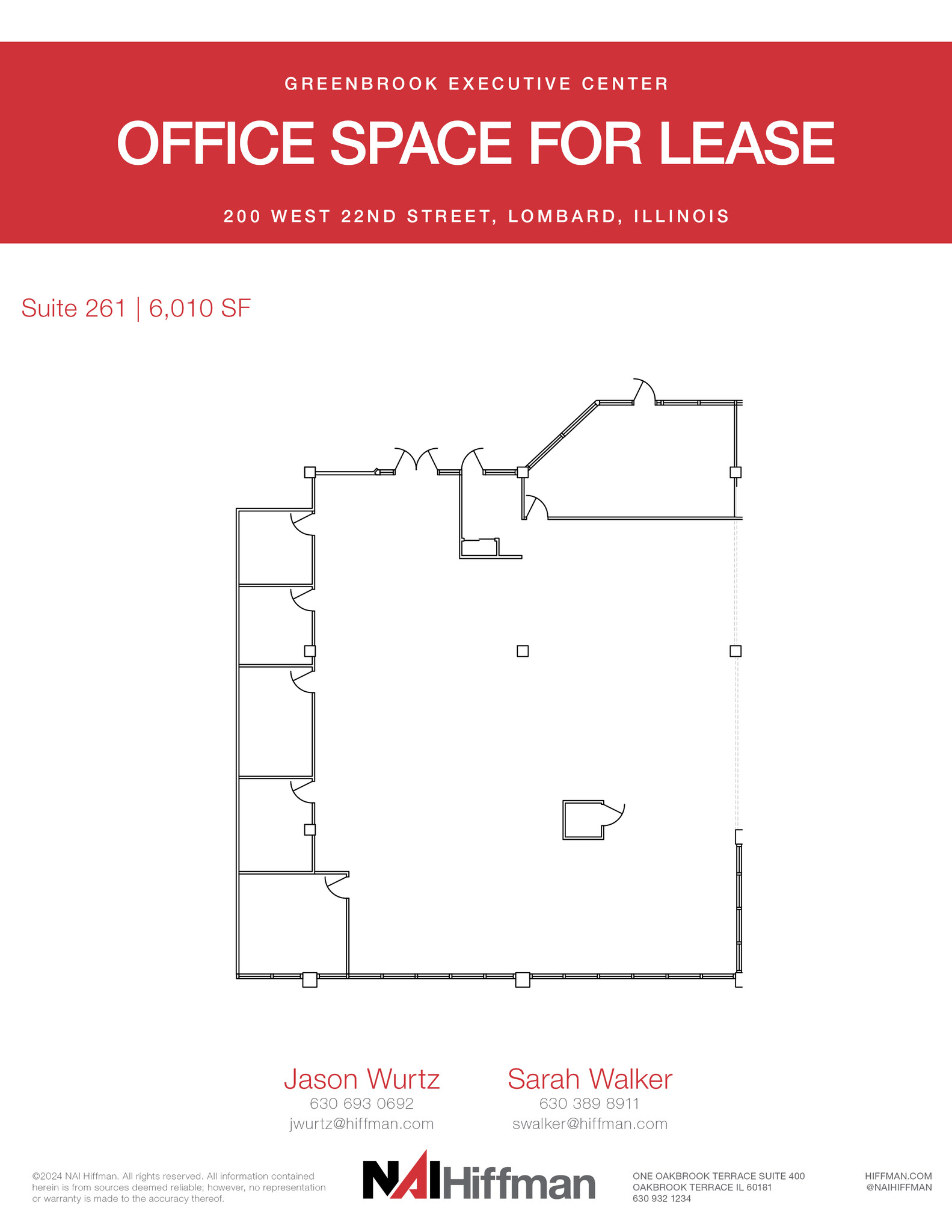 200 W 22nd St, Lombard, IL à louer Plan d  tage- Image 1 de 2