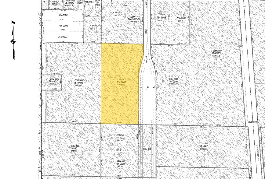 7221 S 10th St, Oak Creek, WI à vendre - Plan cadastral - Image 1 de 1