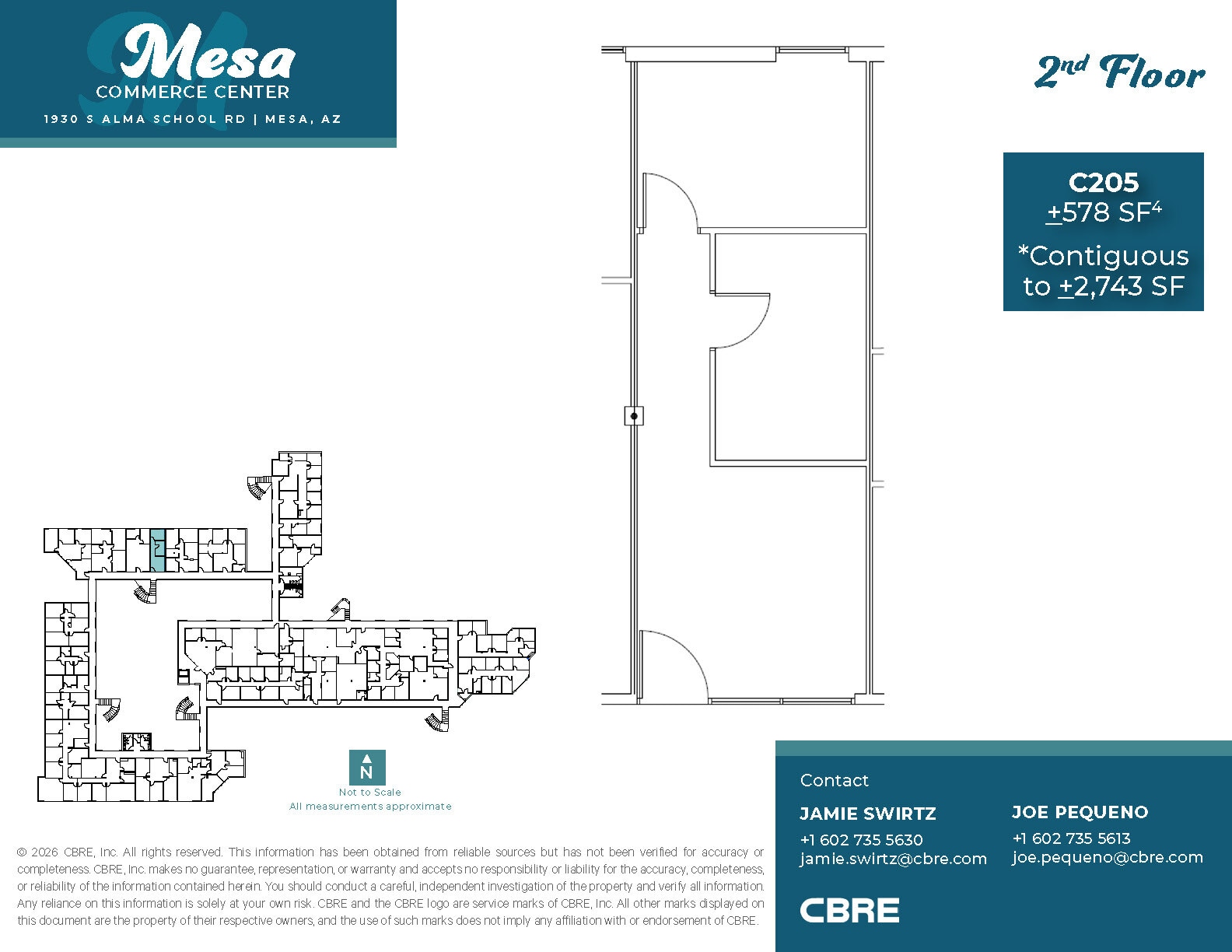 1930 S Alma School Rd, Mesa, AZ for lease Floor Plan- Image 1 of 2