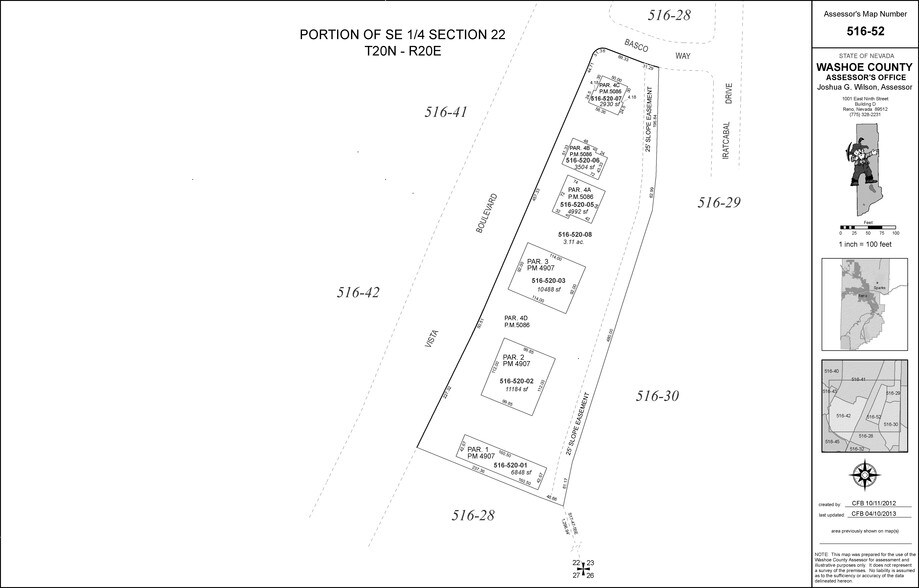 4970-4984 Vista Blvd, Sparks, NV à vendre - Plan cadastral - Image 3 de 3