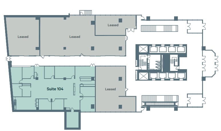 10004 104th Ave NW, Edmonton, AB for lease Floor Plan- Image 1 of 1