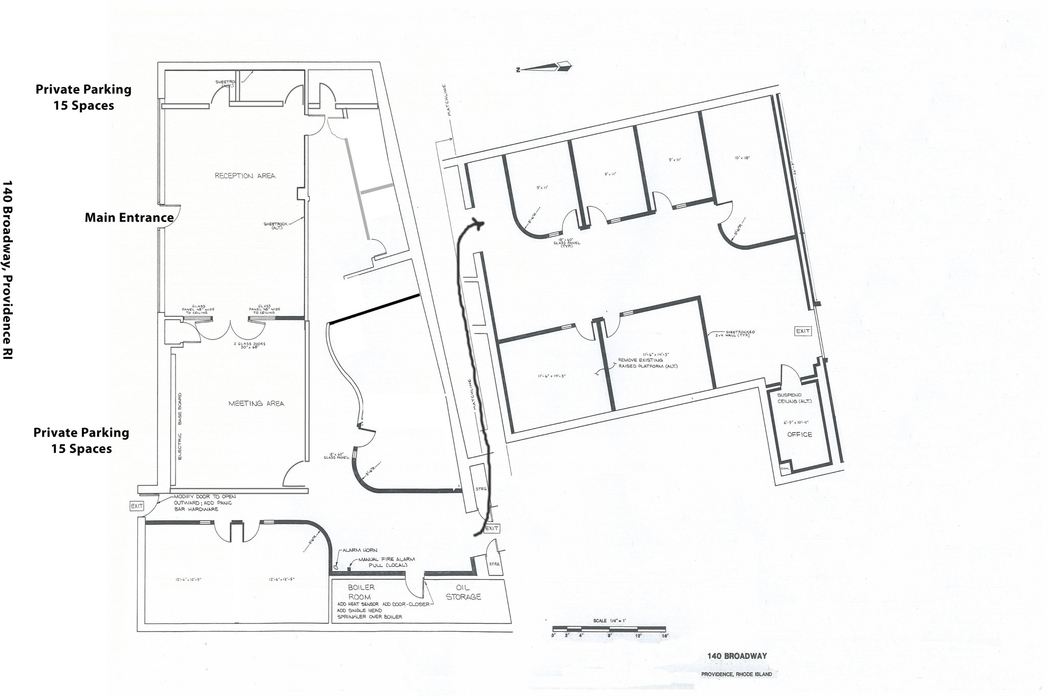 140 Broadway, Providence, RI à vendre Plan d’étage- Image 1 de 1