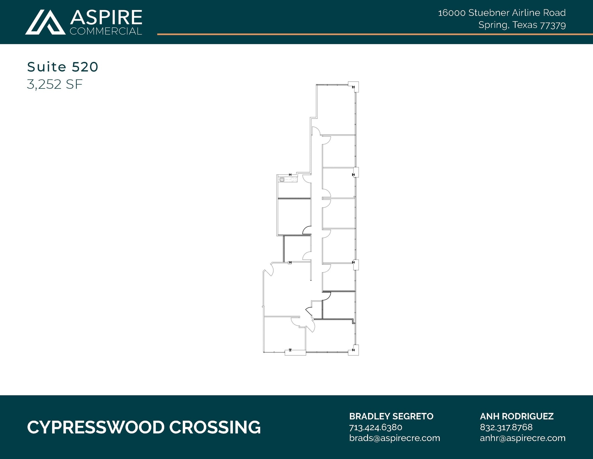 16000 Stuebner Airline Rd, Spring, TX à louer Plan d’étage- Image 1 de 1
