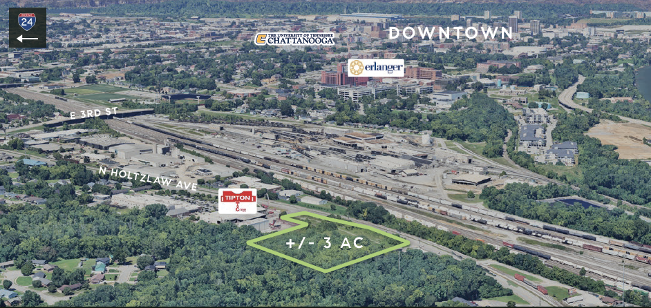 806 N Holtzclaw Ave, Chattanooga, TN for lease - Aerial - Image 2 of 2