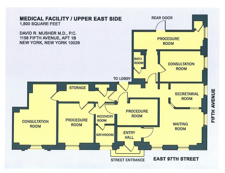 1158 Fifth Ave, New York, NY for lease - Floor Plan - Image 2 of 17