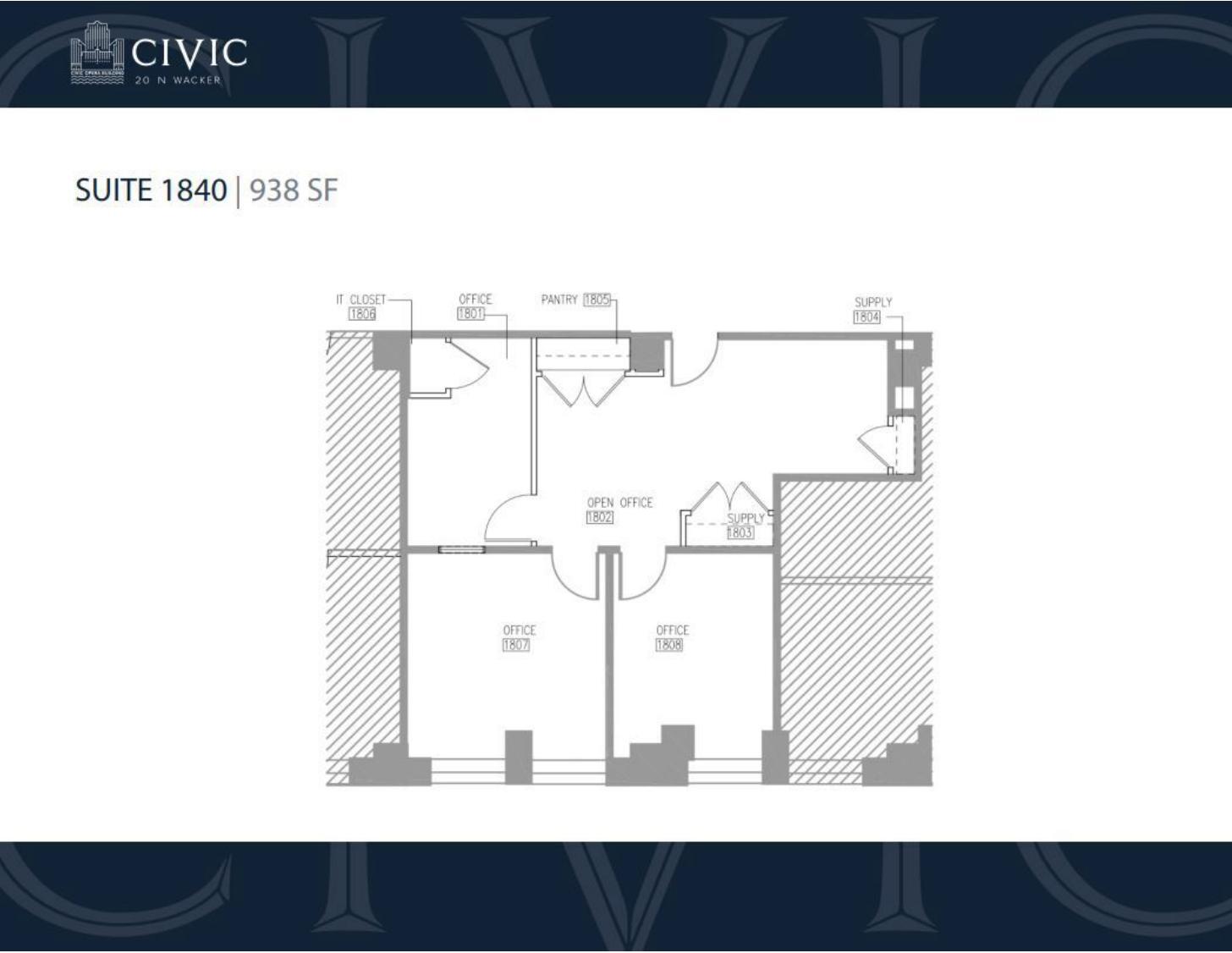 20 N Wacker Dr, Chicago, IL for lease Floor Plan- Image 1 of 1