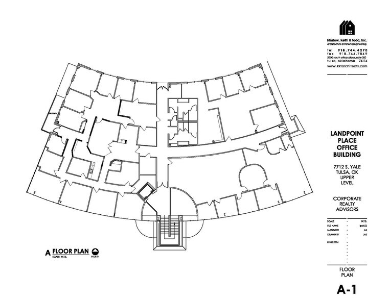 7712 S Yale Ave, Tulsa, OK à louer - Plan d’étage - Image 3 de 7