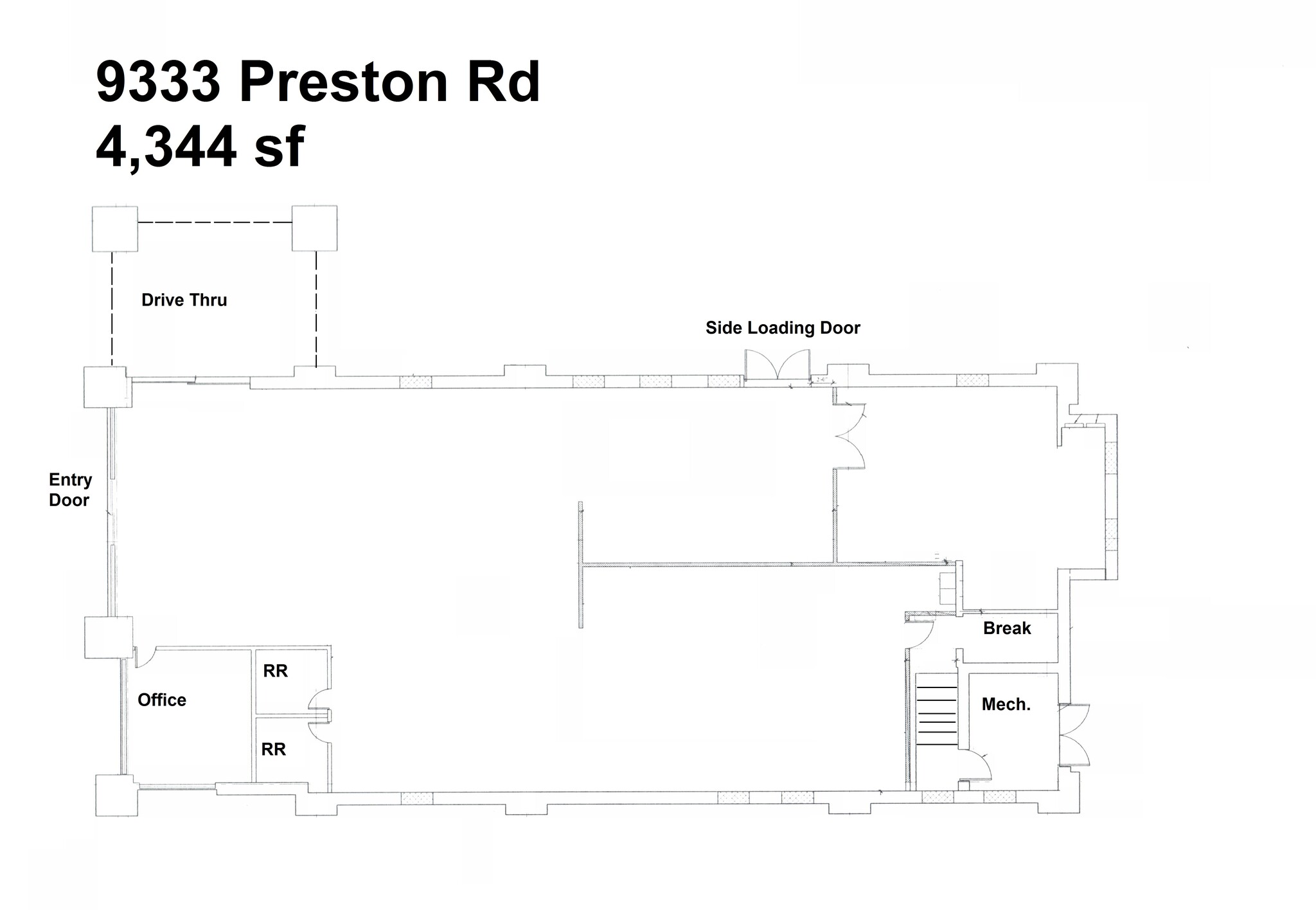 9411 Preston Rd, Frisco, TX for lease Floor Plan- Image 1 of 1