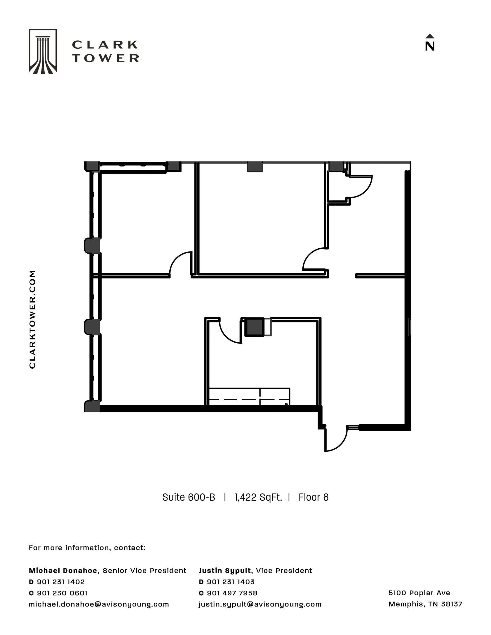 5100 Poplar Ave, Memphis, TN for lease Site Plan- Image 1 of 1