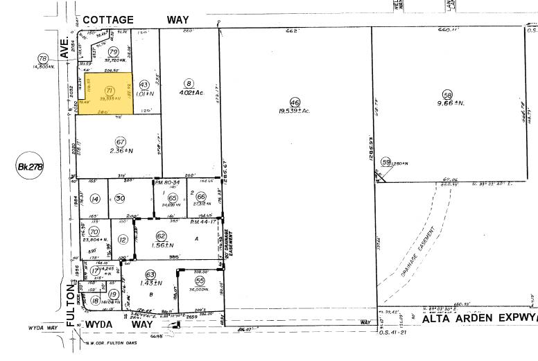 2030 Fulton Ave, Sacramento, CA à vendre - Plan cadastral - Image 2 de 8