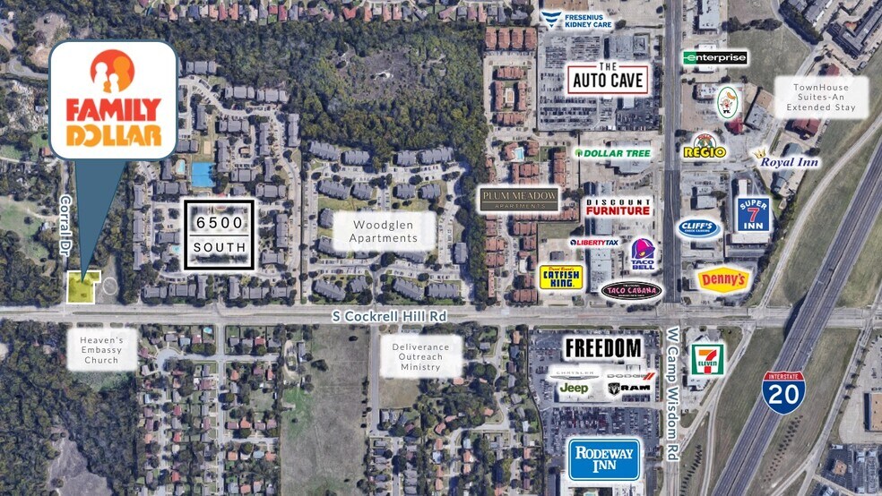 6404 S Cockrell Hill Rd, Dallas, TX à vendre - Photo du bâtiment - Image 2 de 6