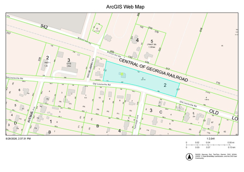 4602 Old Louisville Rd, Savannah, GA for sale - Plat Map - Image 2 of 2