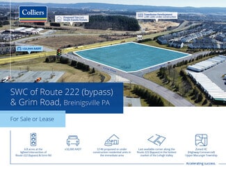 More details for Route 222 Rd, Breinigsville, PA - Land for Sale