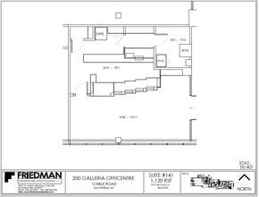 300 Galleria Officentre, Southfield, MI for lease Floor Plan- Image 1 of 2