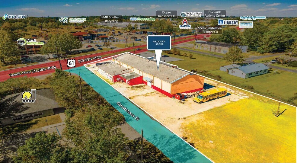 6708 Scenic Hwy, Baton Rouge, LA à vendre - Photo du bâtiment - Image 2 de 5