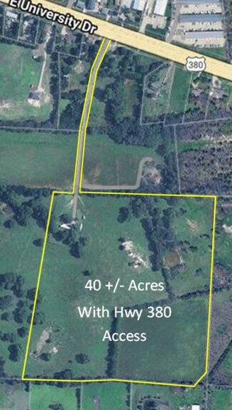 Plus de détails pour 3628 E University Dr, McKinney, TX - Terrain à vendre