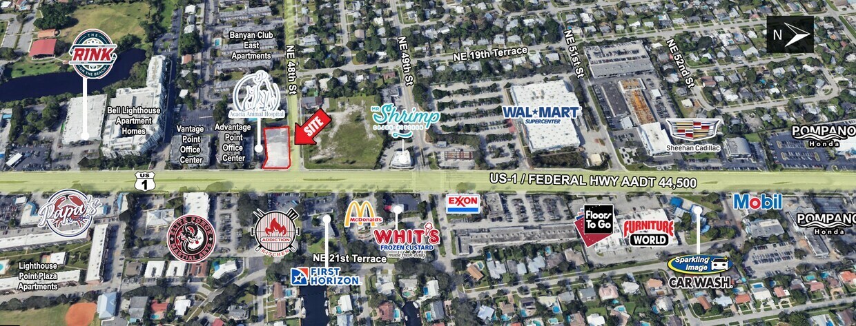 4791 N Federal Hwy, Pompano Beach, FL à louer Aérien- Image 1 de 12