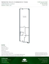 23382 Madero, Mission Viejo, CA for lease Floor Plan- Image 1 of 1
